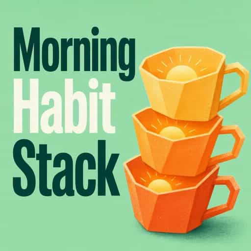 Capa do livro The Morning Habit Stack