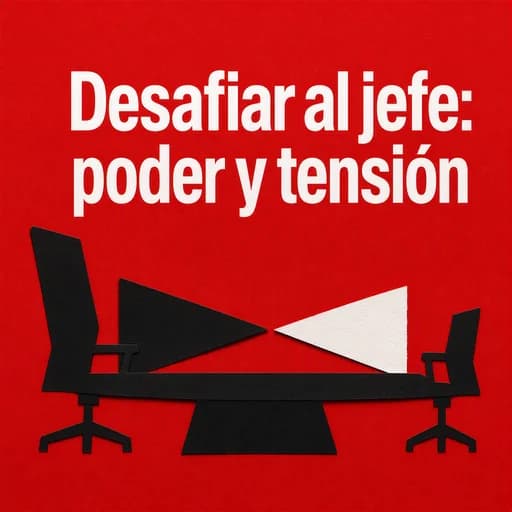 Desafiando al jefe: Poder, jerarquía y tensión en la oficina