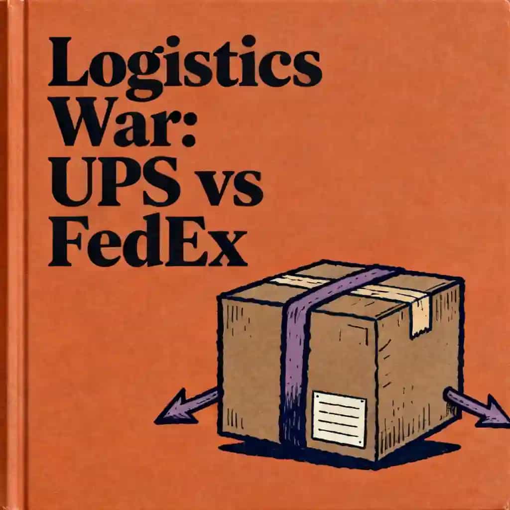 The Logistics War: UPS vs. FedEx の書籍表紙