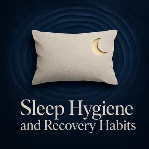 Sleep hygiene and recovery habits for better health book cover