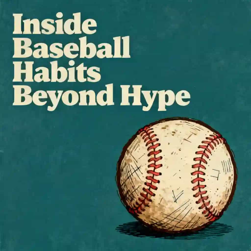 Buchcover von Baseball Habits: Beyond the Hype