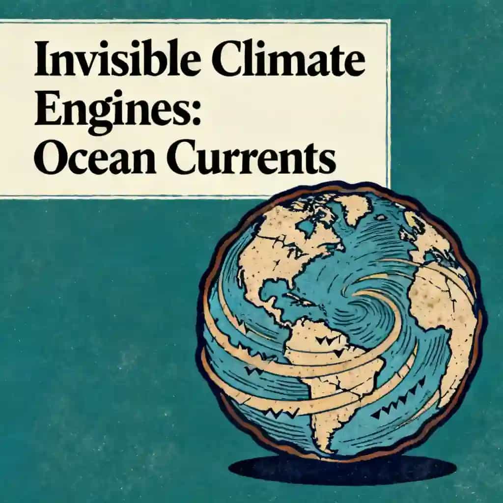 Capa do livro Ocean Currents: Earth's Invisible Climate Shapers