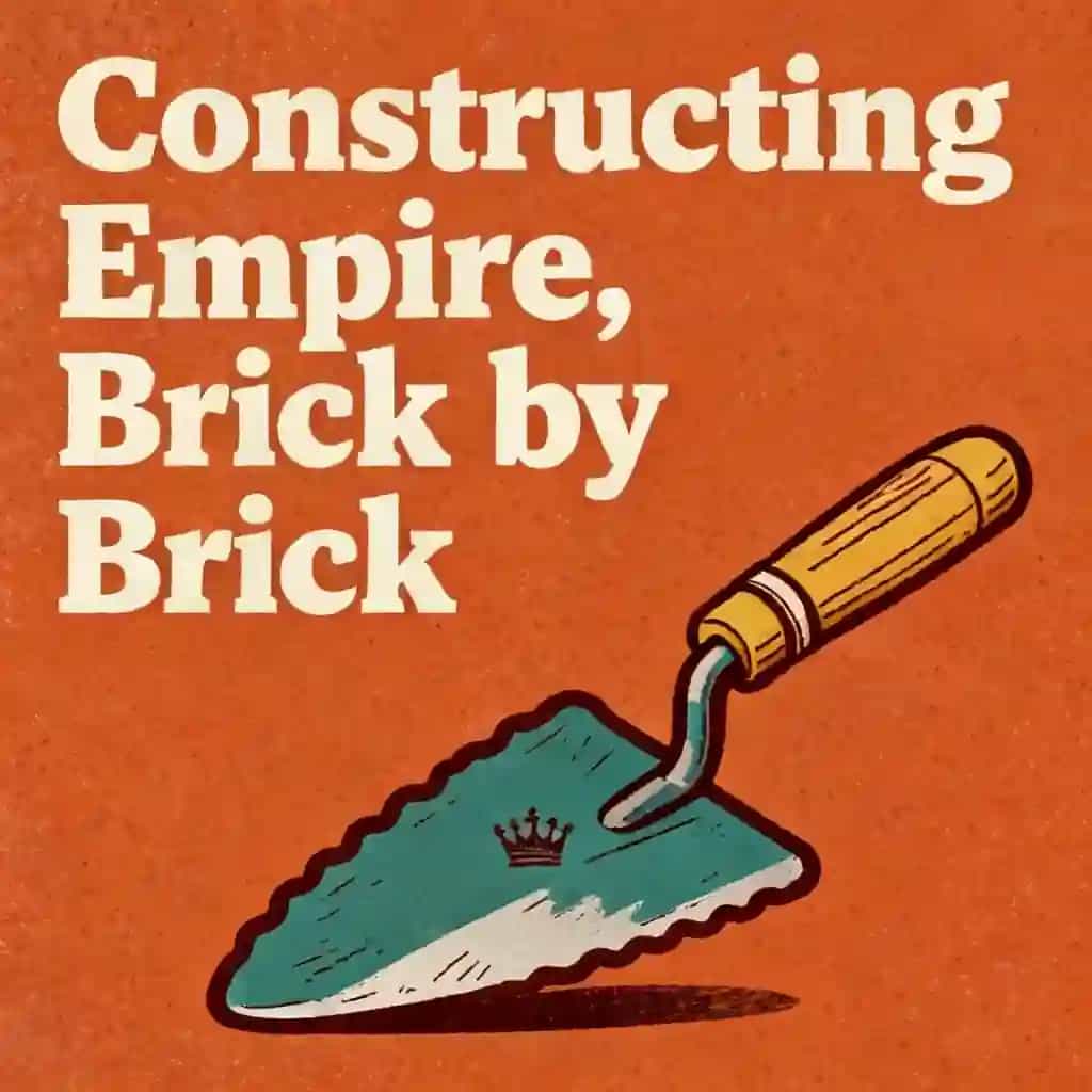 Capa do livro Building an Empire, Brick by Brick