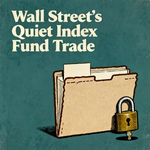 The Index Fund Trade Wall Street Won't Talk About