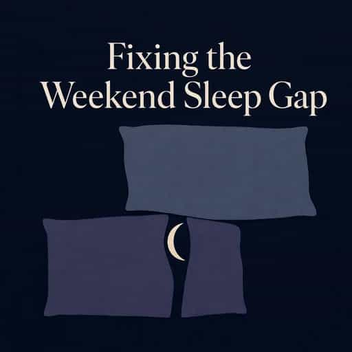 Copertina del libro The Weekend Sleep Gap