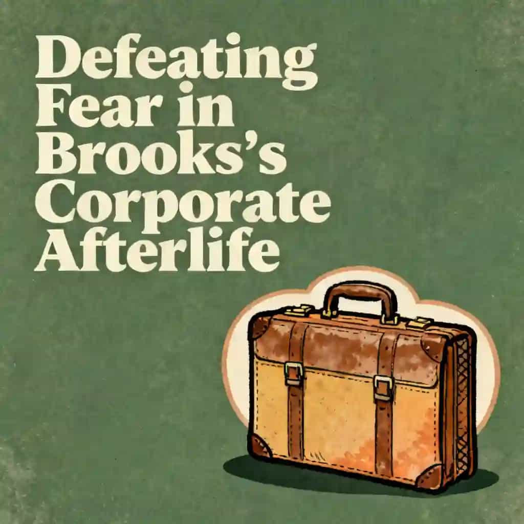 Обложка книги Conquering Fear in Albert Brooks’s Corporate Afterlife