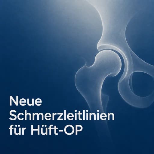 Hüft-OP: Die neuen PROSPECT-Leitlinien zur Schmerztherapie