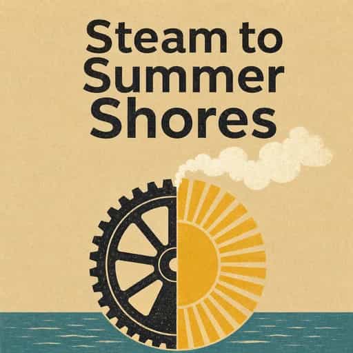 Copertina del libro The Steam Engine and the Summer Colony
