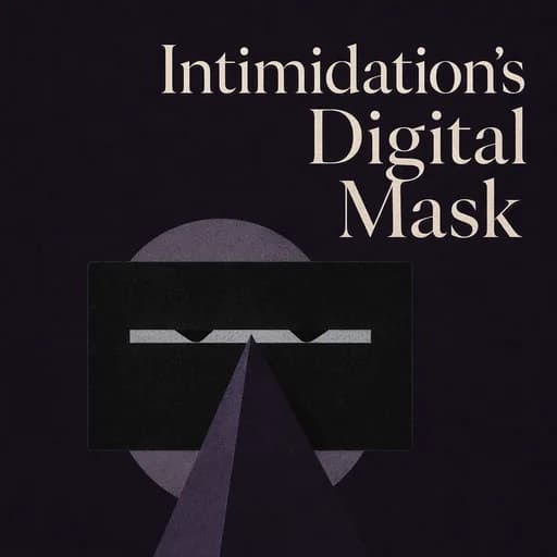 The Digital Mask of Intimidation: Social Media & Psychological Tactics