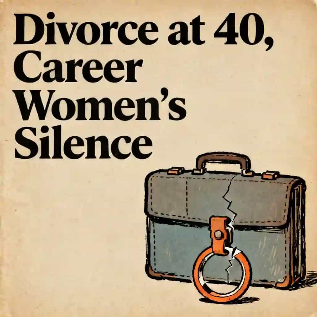Buchcover von Divorce at 40: What Career Women Don't Talk About