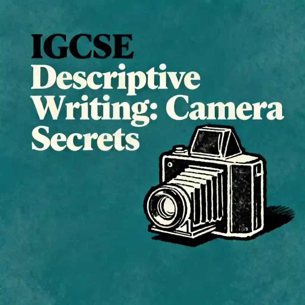 IGCSE Descriptive Writing: Camera Technique Secrets 책 표지