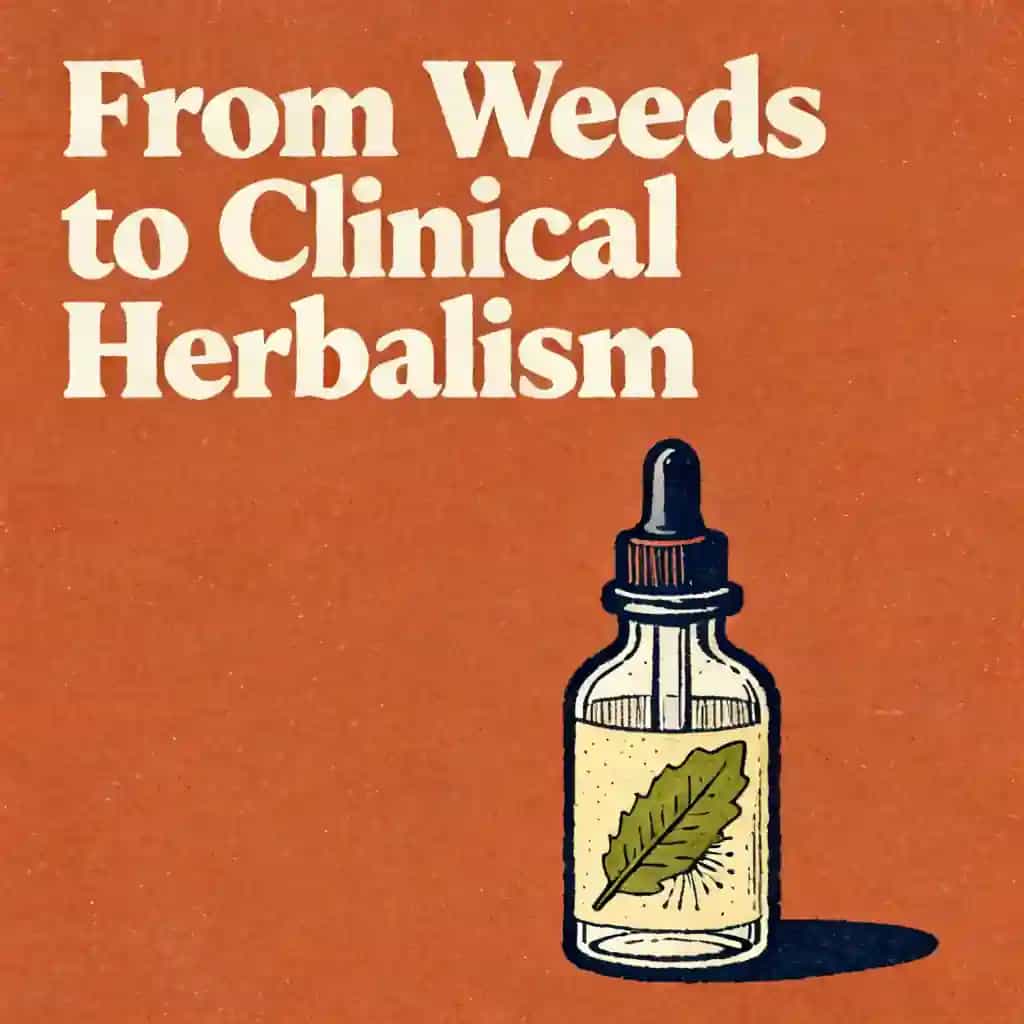 Обложка книги From Backyard Weeds to Clinical Herbalism