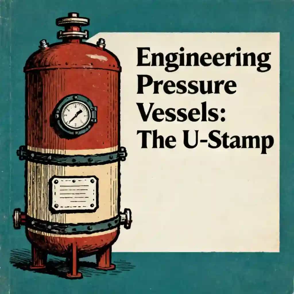 Pressure vessel engineering and the ASME U Stamp book cover