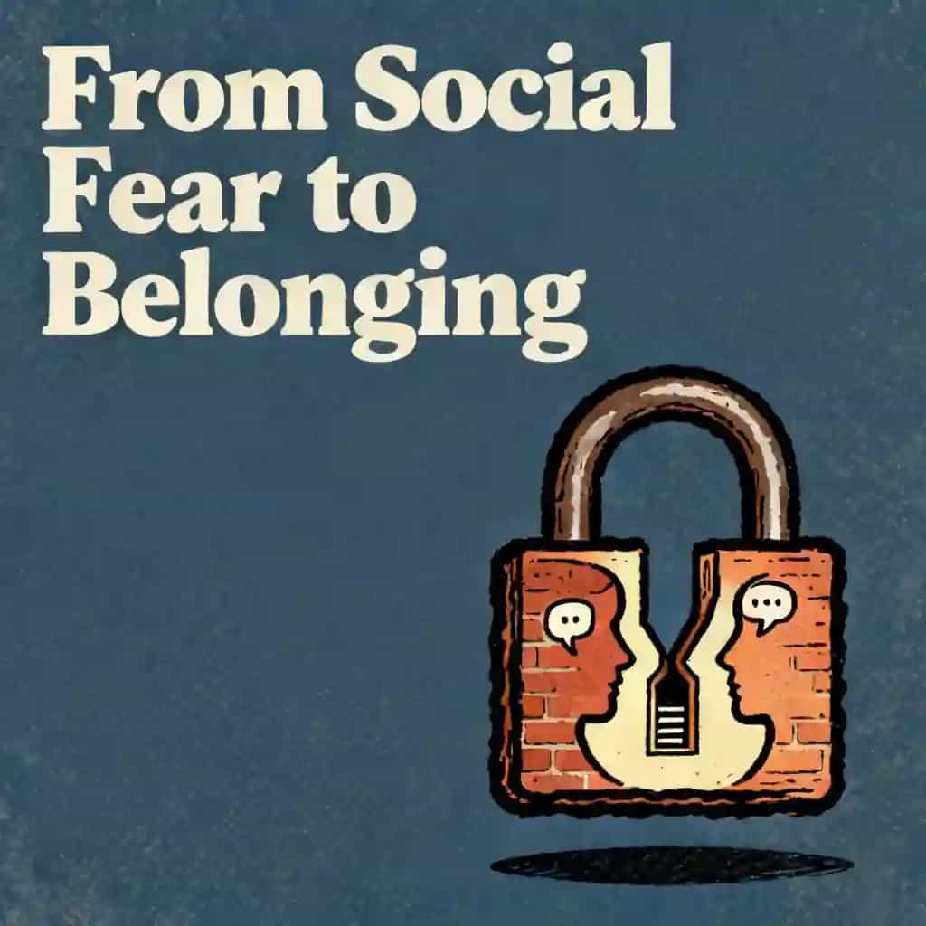 From Social Fear to Fearless Connection の書籍表紙