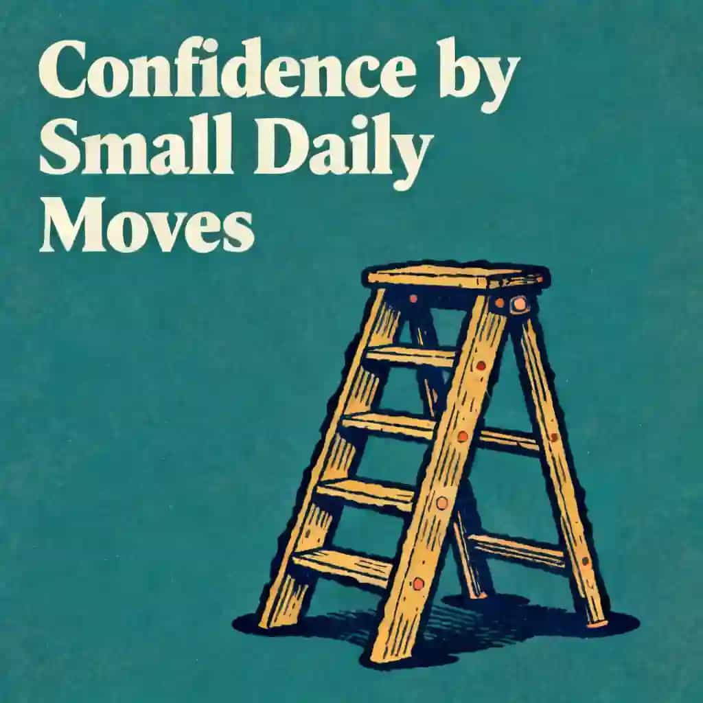 Building confidence through small daily actions book cover