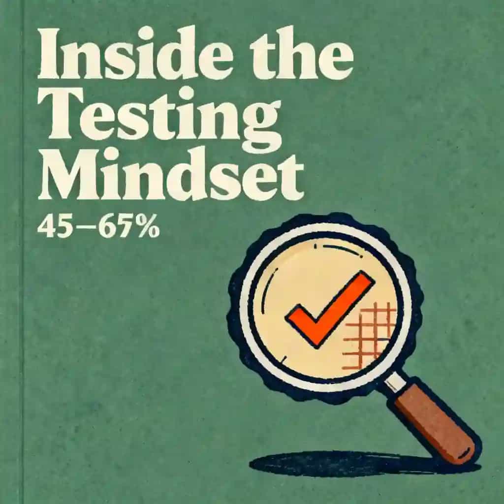 Buchcover von The Testing Mindset