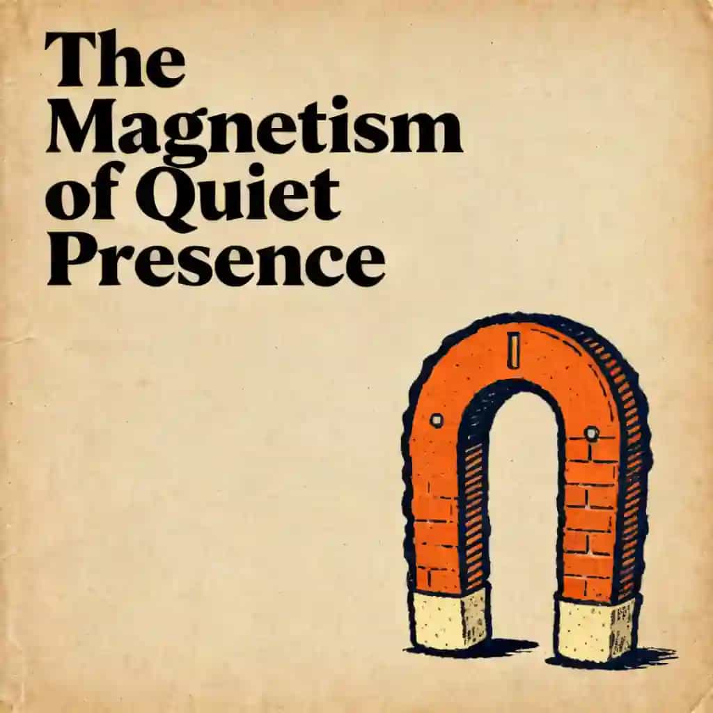 Magnetic presence through the power of silence book cover