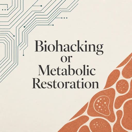 Biohacking vs. Metabolic Restoration: Ozempic and Welpa Trends