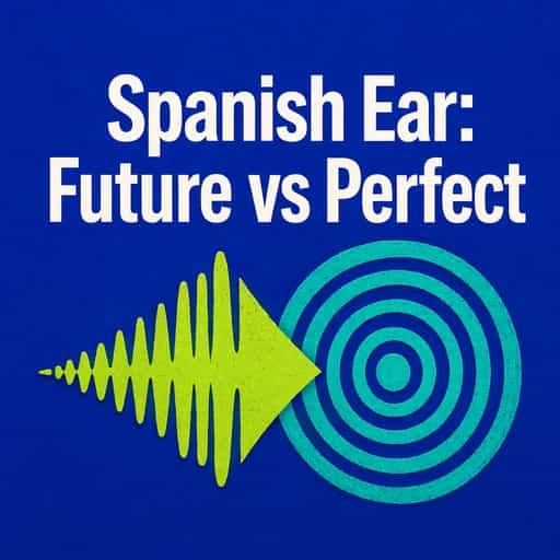 Spanish Ear Training: Future vs. Perfect Tenses 책 표지