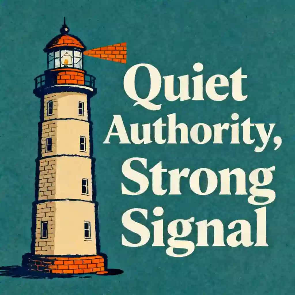 How to Build Authority Without Being Loud book cover