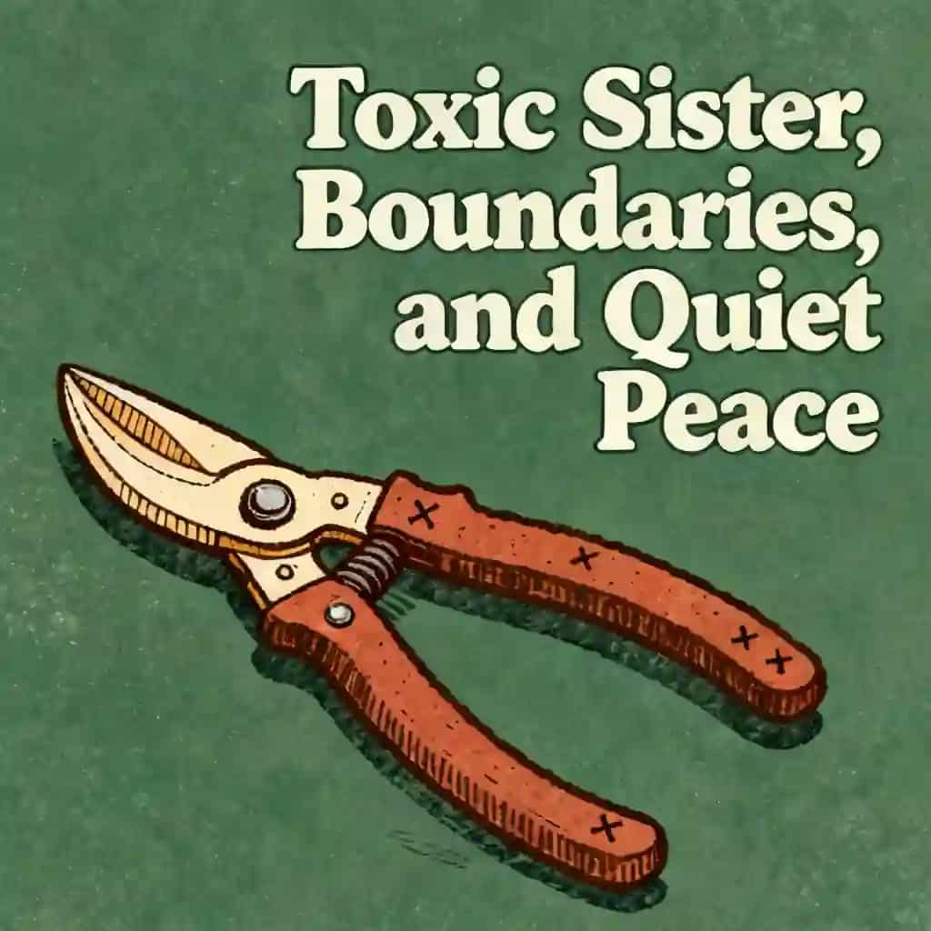 Coping with a toxic sister and reclaiming your peace 책 표지