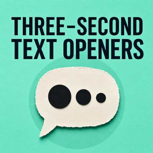 Portada del libro The Three-Second Rule: Better First Texts