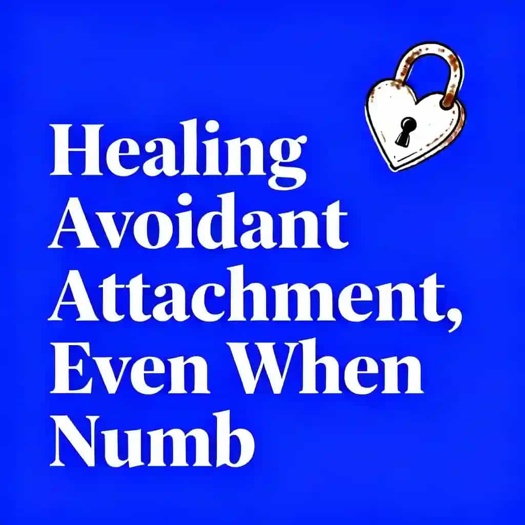 Healing Avoidant Attachment When You Don't Care 책 표지