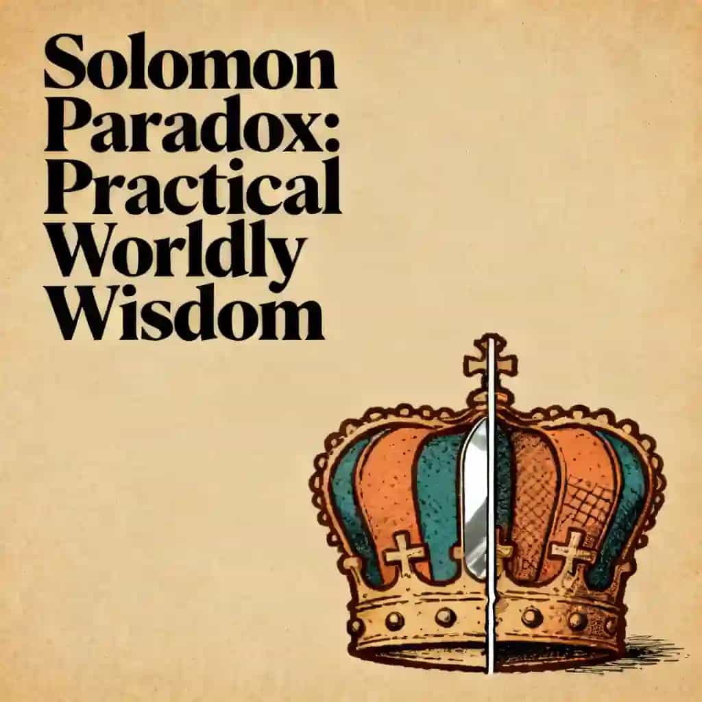 The Solomon Paradox: Mastering Practical Worldly Wisdom 책 표지