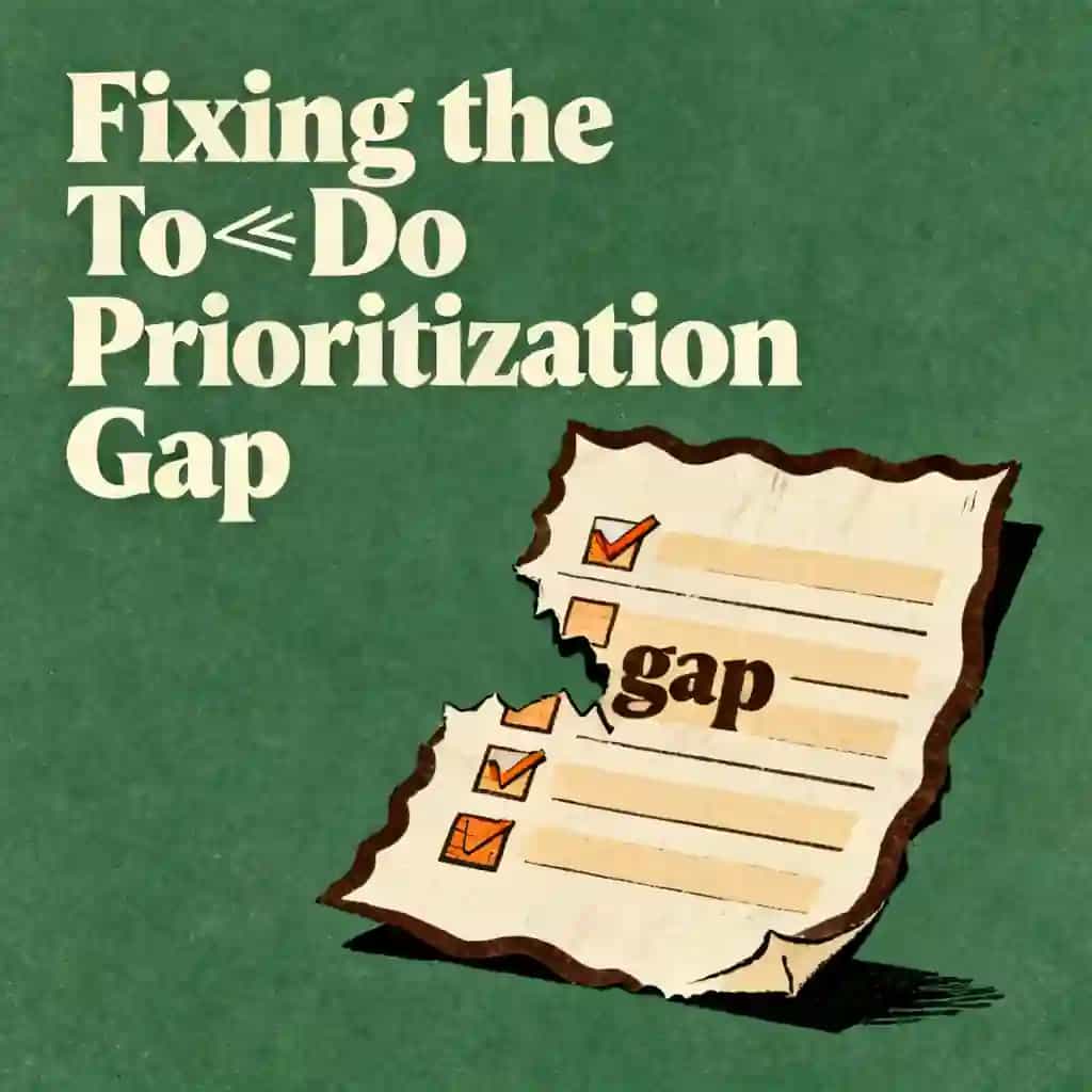 The Prioritization Gap: Solving the To-Do List Problem book cover