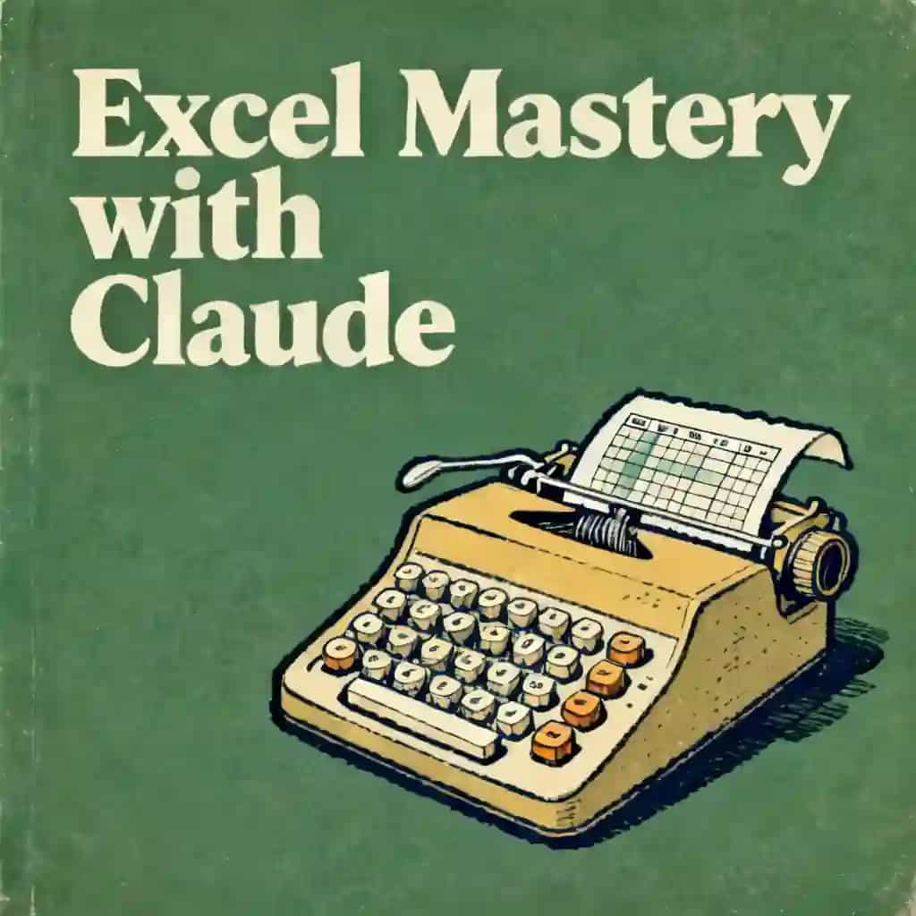 Buchcover von Mastering Excel with Claude