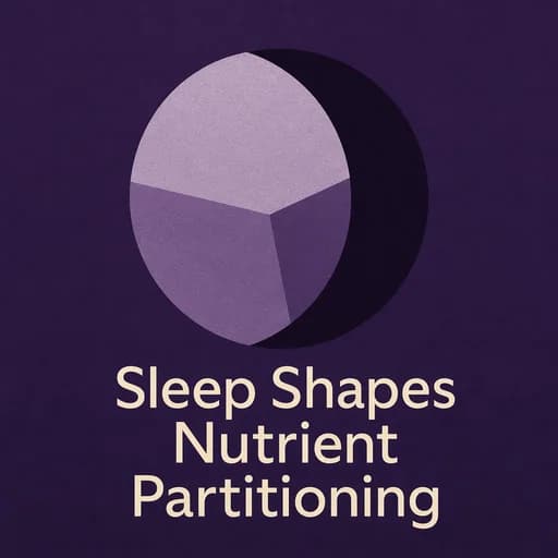 Nutrient Partitioning and the Sleep Connection: Muscle vs. Fat