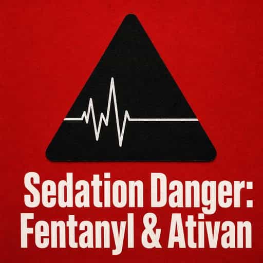 Buchcover von Fentanyl and Ativan: The Critical Care Danger Zone