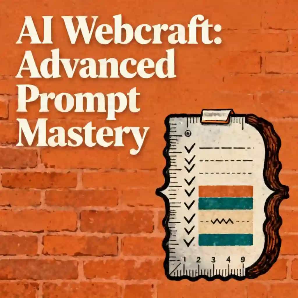 Couverture du livre AI Web Development: Advanced Prompting Mastery
