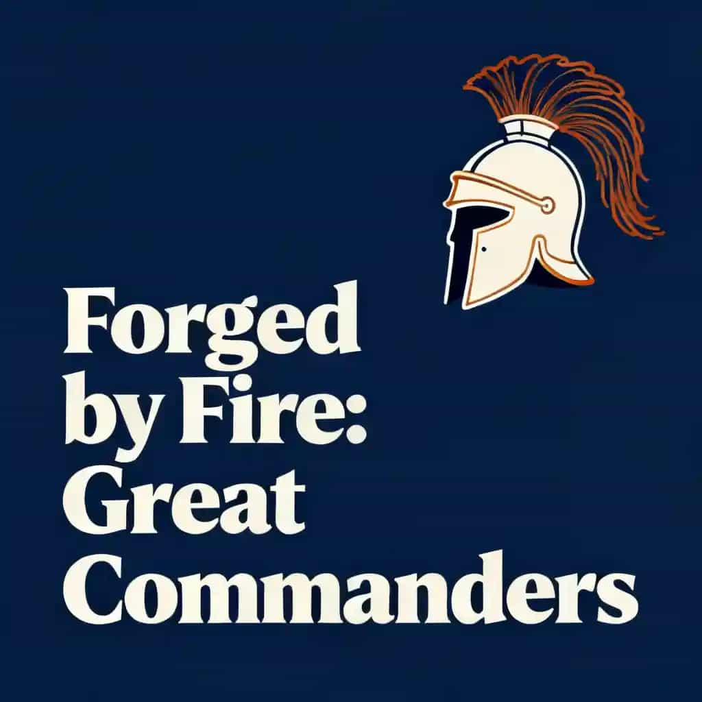 Capa do livro Great Commanders: Forged by Fire and Victory