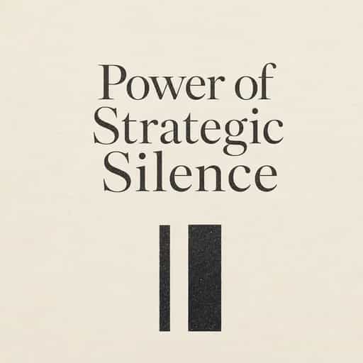 Buchcover von The Power of Strategic Silence