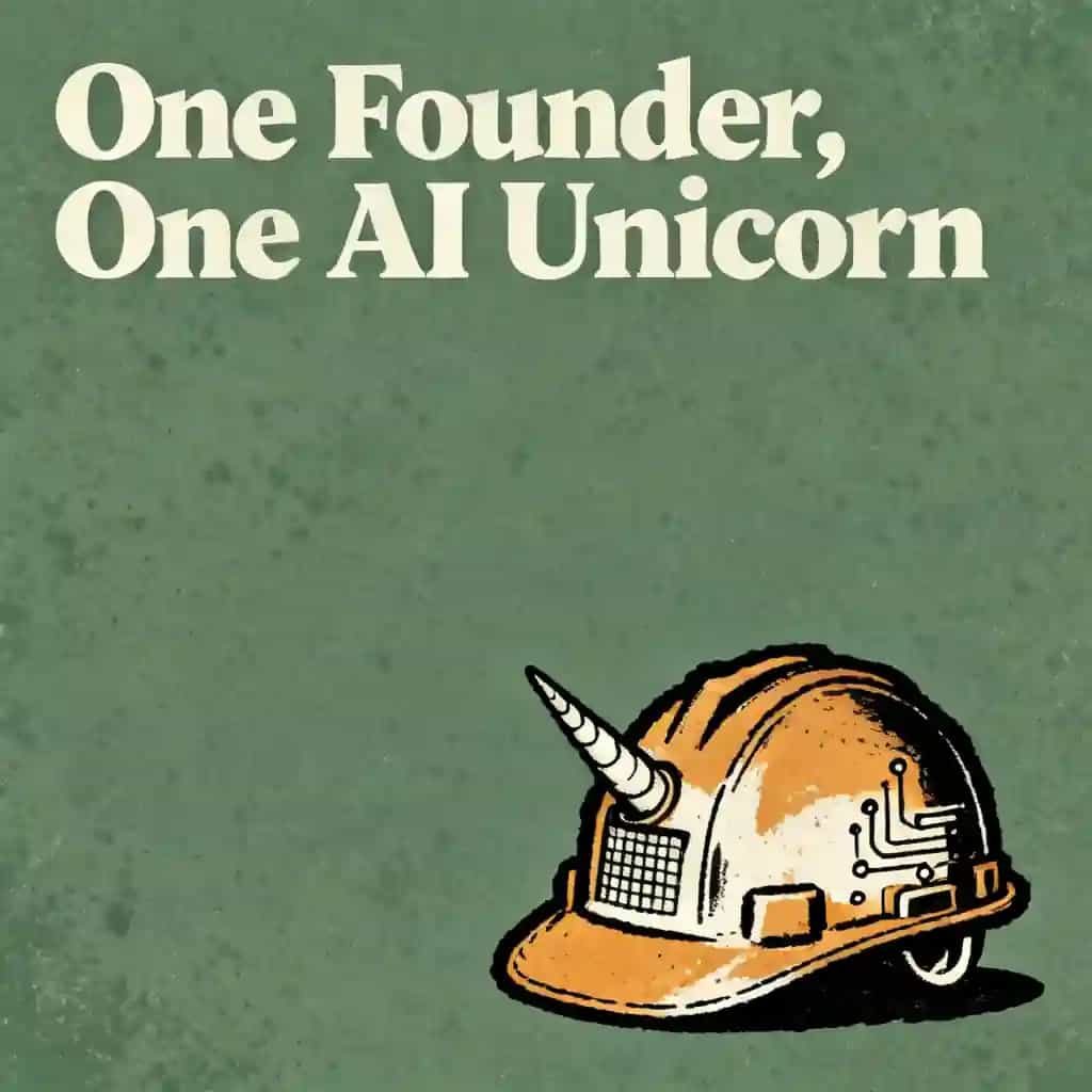 Building a solo unicorn in the AI era 책 표지