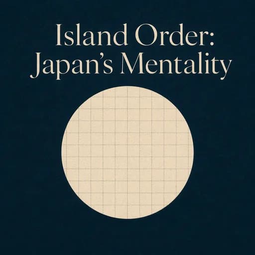 Japanese Order: The Island Mentality and Shimaguni Culture