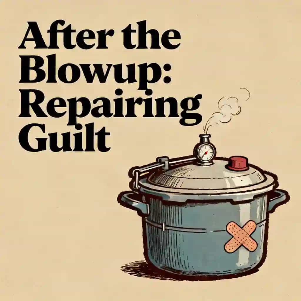 Parenting explosions and how to handle the guilt book cover