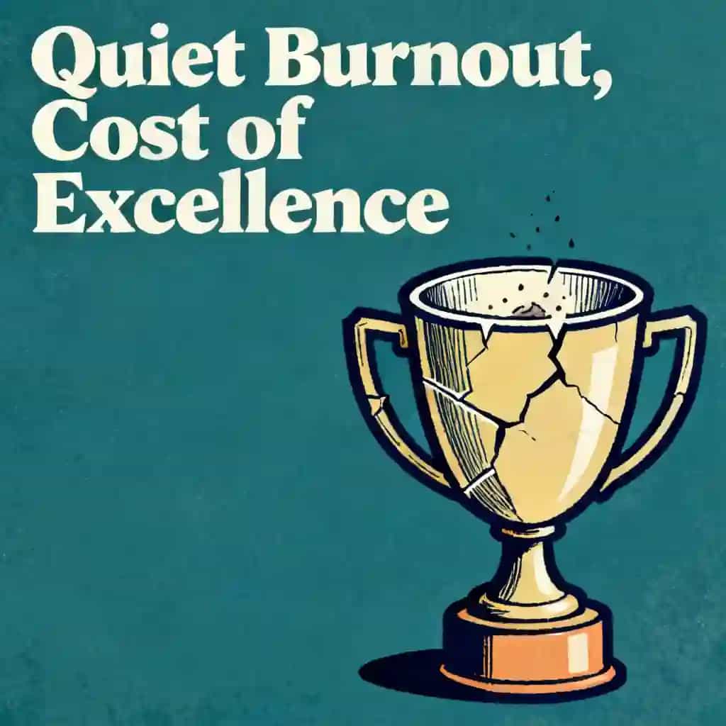 Capa do livro Quiet Burnout: The High Cost of High Performance