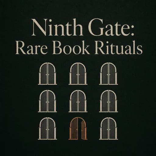 The Ninth Gate: Rituals of the Rare Book Trade & Occult Lore