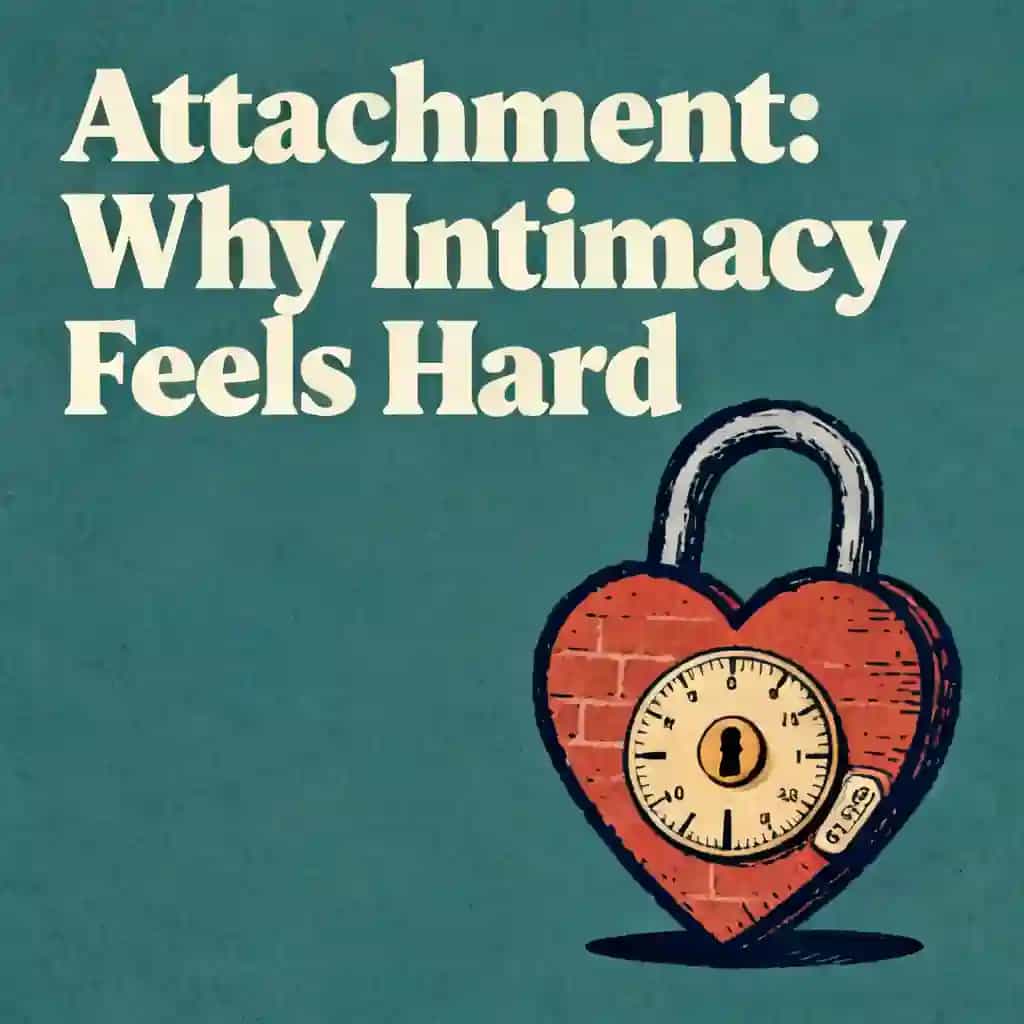 Attachment styles and why they make intimacy feel hard 책 표지