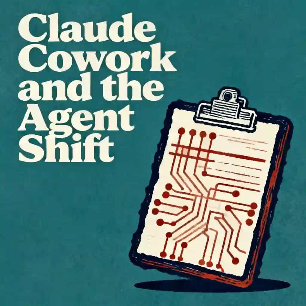 Claude Cowork and the shift to AI agents book cover