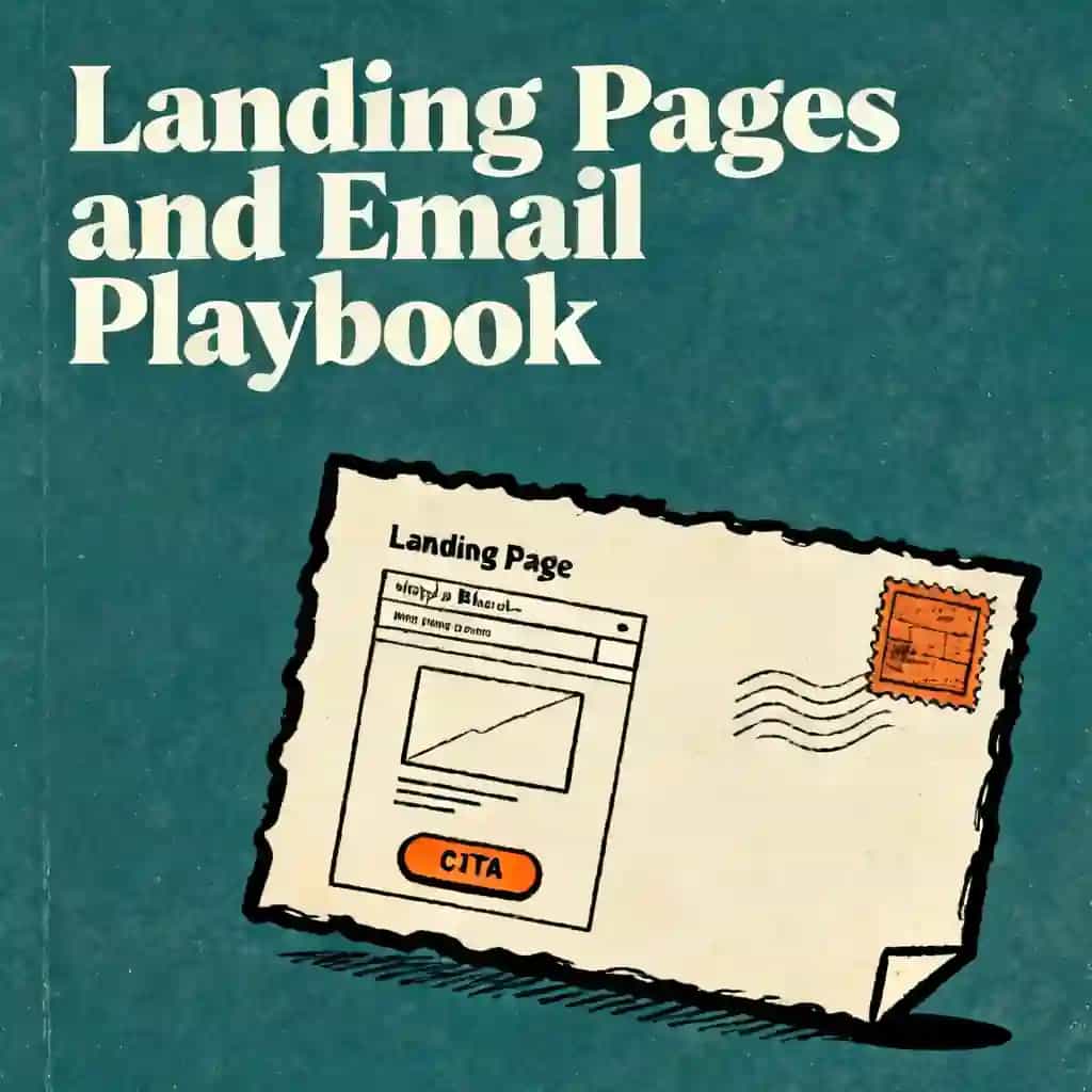 Copertina del libro The Landing Page and Email Playbook