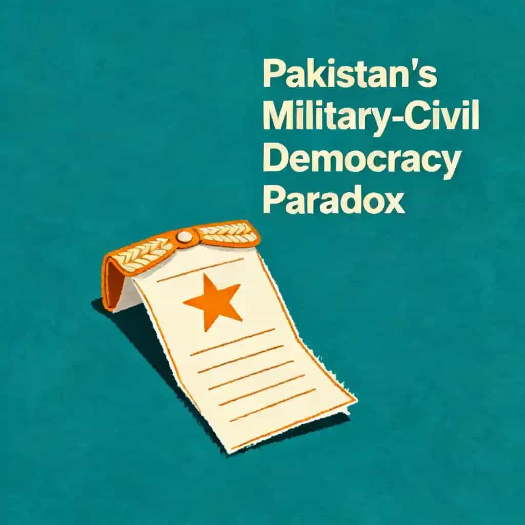 Buchcover von Pakistan's Military, Civil Society and Democracy Paradox
