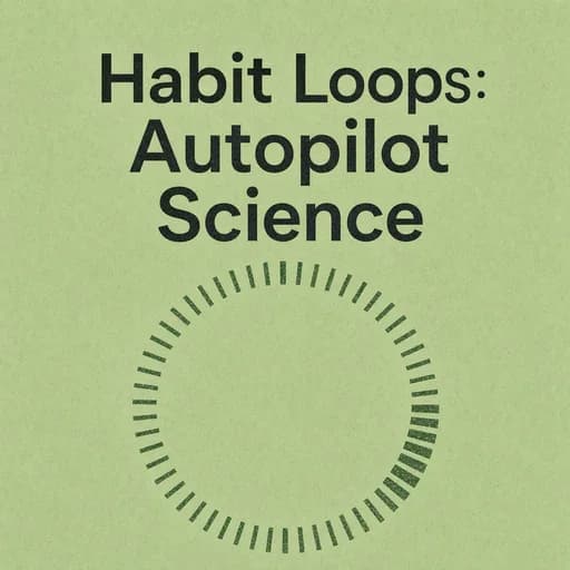 Building Habits: The Science of Autopilot and Behavioral Change