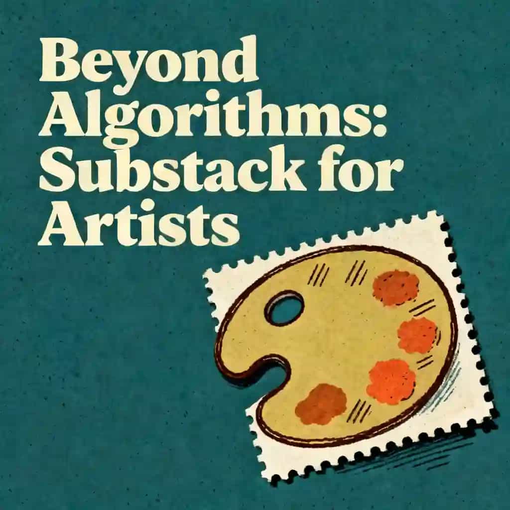 Copertina del libro Substack for Artists: Beyond the Algorithm