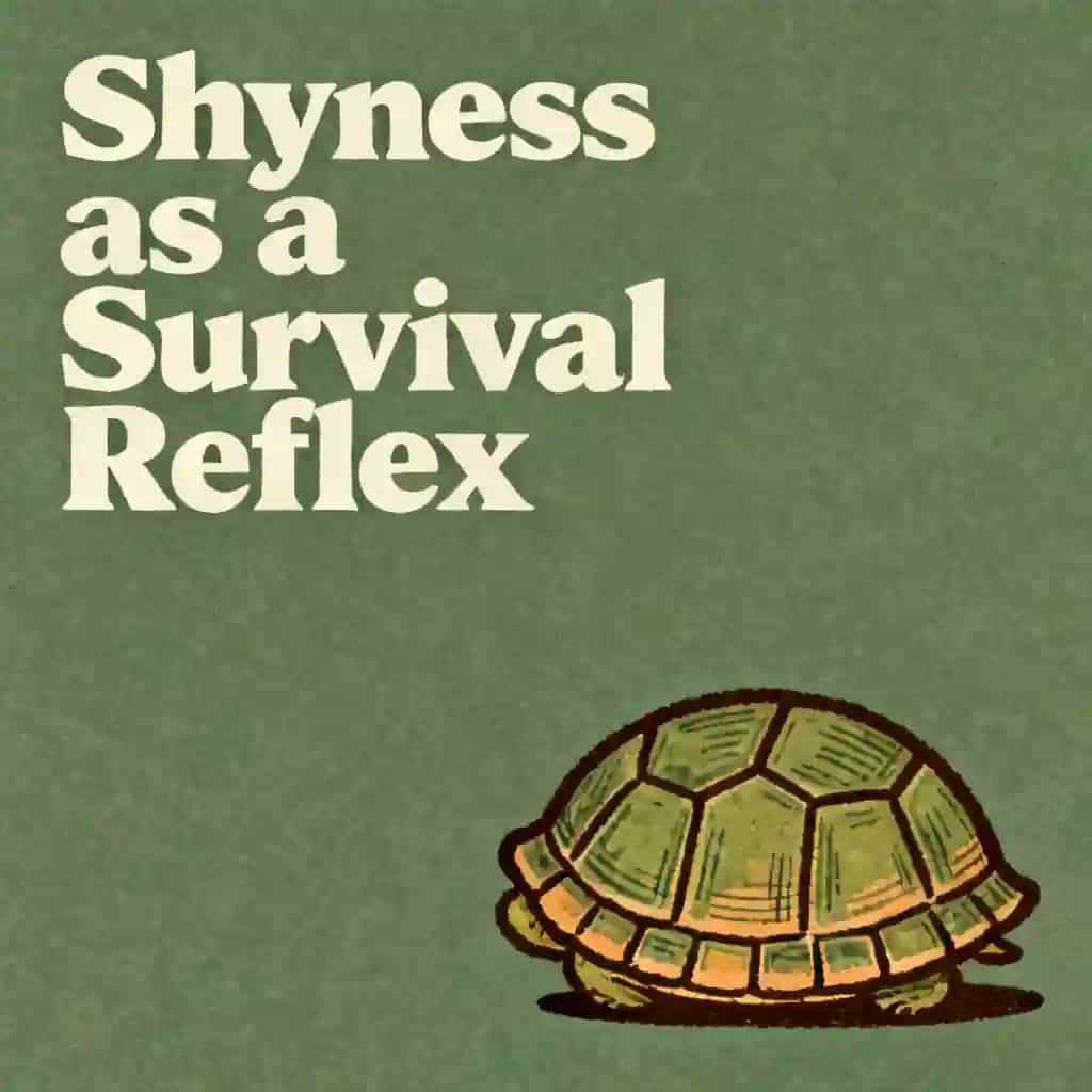 Capa do livro Why shyness feels like a survival reflex