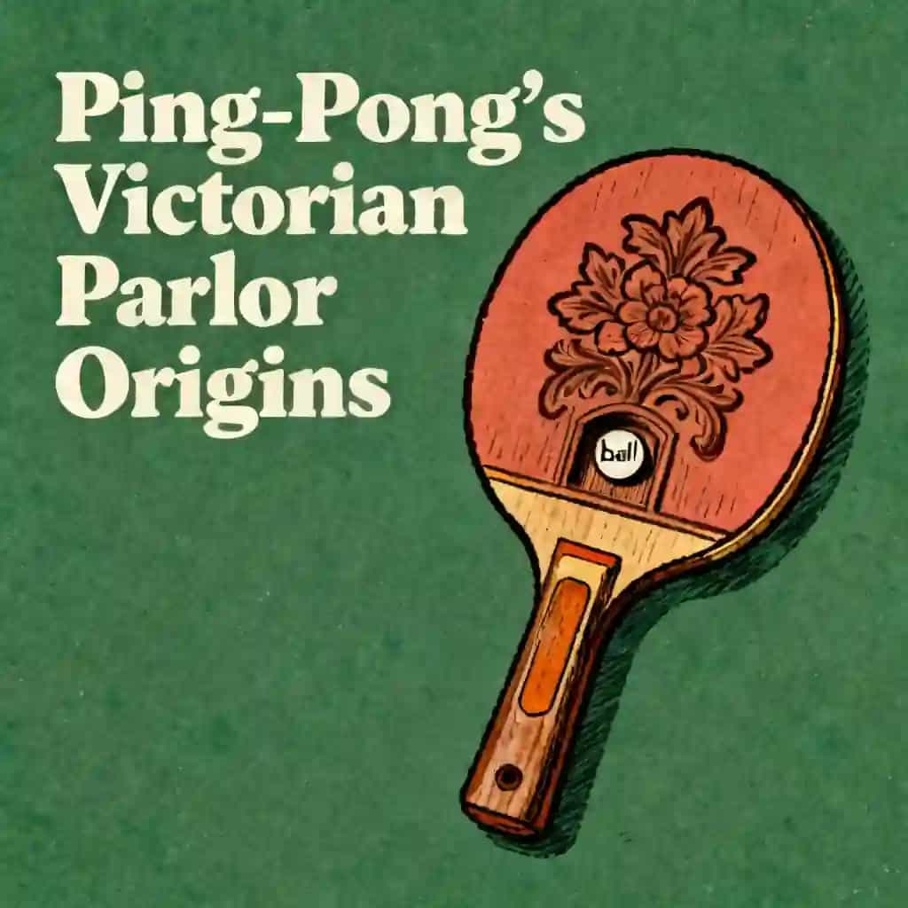 Couverture du livre Table tennis was once a Victorian parlor trick
