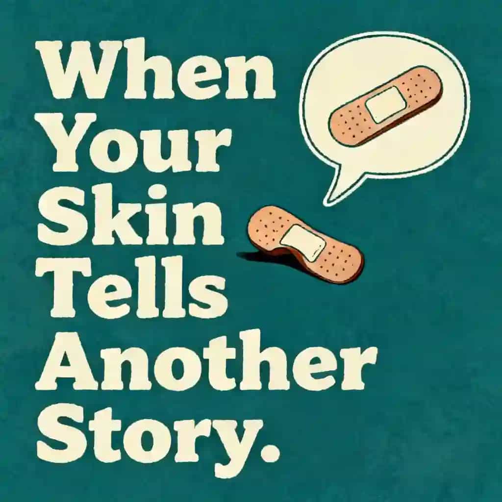 Copertina del libro When Your Skin Tells a Different Story