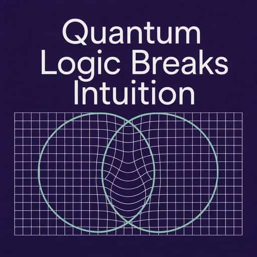 Quantum Logic: Breaking Your Intuition 책 표지